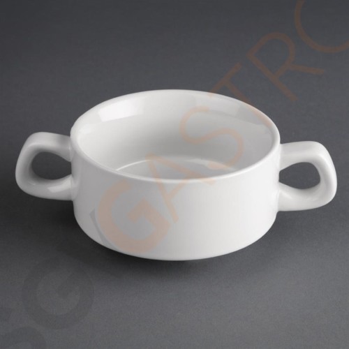 Athena Hotelware stapelbare Suppentassen 28,5cl 12 Stück | Kapazität: 28,5cl | Porzellan