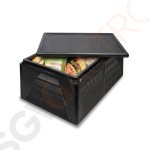 Thermobox Boxer GN1/1 schwarz 42L Kapazität: 42L | Material: Polypropylen | GN 1/1