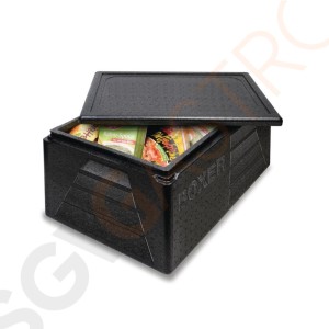 Thermobox Boxer GN1/1 schwarz 42L Kapazität: 42L | Material: Polypropylen | GN 1/1