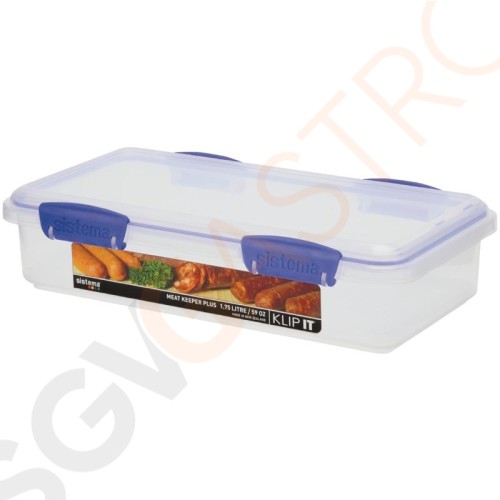 Sistema Klip It Frischhaltedose 1,7L Kapazität: 1,7 Liter | BPA-freier Kunststoff | 7(H) x 15,2(B) x 29(L)cm