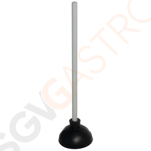 Jantex Saugglocke Schwarz mit grauem Handgriff