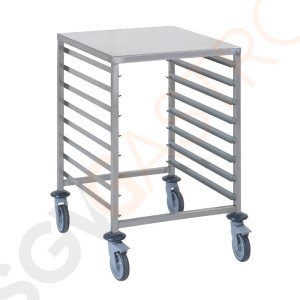 Tournus GN2/1 Regalwagen 8 Etagen Mit Arbeitsfläche 8 Etagen Tournus GN2/1 Regalwagen 8 Etagen Mit Arbeitsfläche 8 Etagen