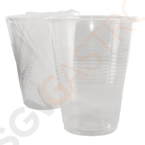 Verpackte Einwegbecher 500 Stück | Kapazität: 27cl Verpackte Einwegbecher 500 Stück | Kapazität: 27cl