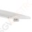 Bolero quadratischer klappbarer Tisch Edelstahl 1 Bein 60cm 72 x 60 x 60cm | Aluminium und Edelstahl