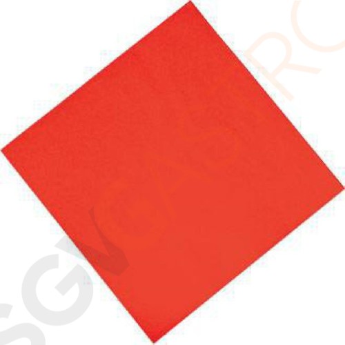 Fasana professionelle Papierservietten rot 33cm 1500 Stück | 33 x 33cm | 2-lagig | Papier | rot