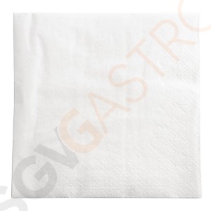 Fasana Cocktailservietten weiß 25cm 1500 Stück | 2-lagig Fasana Cocktailservietten weiß 25cm 1500 Stück | 2-lagig