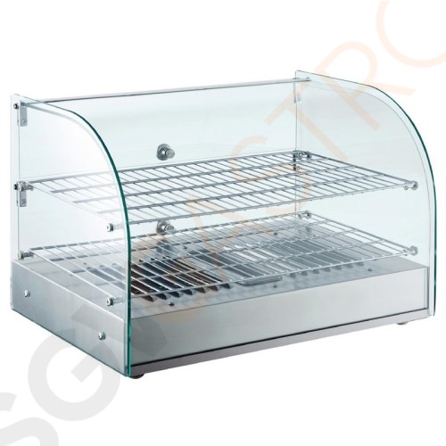 Buffalo Warmhaltevitrine 45L 800W/230V | 55,4(B)cm | 2 Roste | Kapazität: 45L Buffalo Warmhaltevitrine 45L 800W/230V | 55,4(B)cm | 2 Roste | Kapazität: 45L