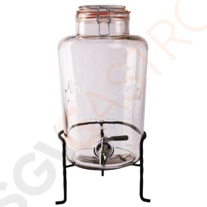 Olympia Getränkespender mit Drahtgestell 8,5L Inhalt: 8,5L | Glas