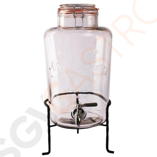 Olympia Getränkespender mit Drahtgestell 8,5L Inhalt: 8,5L | Glas Olympia Getränkespender mit Drahtgestell 8,5L Inhalt: 8,5L | Glas