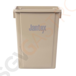 Jantex Recycling-Mülleimer beige 56L Kapazität: 56L | beige | Polypropylen