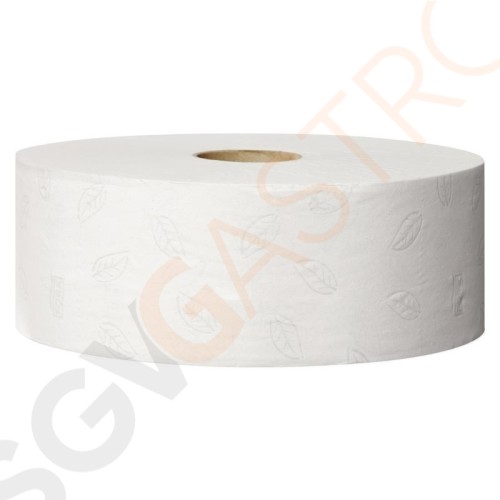 Tork Jumbo Toilettenpapier 2-lagig Geeignet für Spender DB464 | 6 Rollen | ungefähr 1574 Blatt pro Rolle | 2-lagig