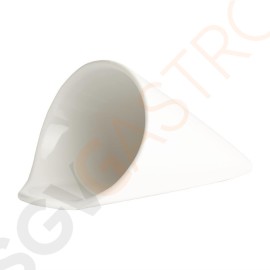 Olympia Porzellantüte für Pommestütenhalter Geeignet für Pommestütenhalter H980 und CL319 | 4 Stück | 20,5(H)cm | Porzellan