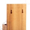 Olympia Menühalter für Wandmontage Holz Geeignet für Z-gefaltete A4-Karten | 23,5 x 12,5 x 7,5cm | Holz