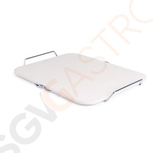 Pizzastein mit Metallhalter 