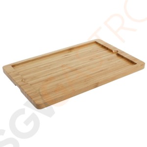 Olympia Holzbrett für CM063 Für Schieferplatte CM063 | 1,5 x 33 x 21cm | Bambus