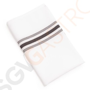 Servietten schwarz gestreift 46 x 56cm 46 x 56cm | 100% Polyester | schwarz gestreift