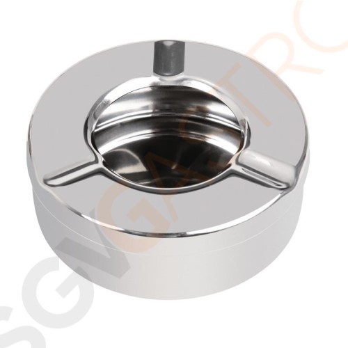 Kristallon windsichere Aschenbecher Edelstahl 6 Stück | 9(Ø)cm | Edelstahl Kristallon windsichere Aschenbecher Edelstahl 6 Stück | 9(Ø)cm | Edelstahl