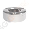Kristallon windsichere Aschenbecher Edelstahl 6 Stück | 9(Ø)cm | Edelstahl Kristallon windsichere Aschenbecher Edelstahl 6 Stück | 9(Ø)cm | Edelstahl