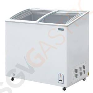 Polar Serie G Verkaufsgefriertruhe 200L Kapazität: 200L | Glasschiebedeckel | Weiß