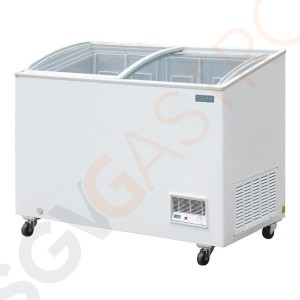 Polar Serie G Verkaufsgefriertruhe 270L Kapazität: 270L | Glasschiebedeckel | Weiß