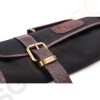 Boldric Messertasche aus schwarzem Segeltuch 6 Fächer 9 Fächer | Canvas | Ohne Inhalt