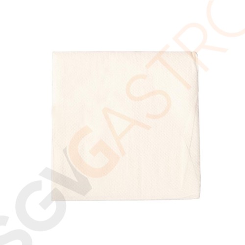 Fiesta Cocktail-Papierservietten weiß 25cm x250 250 Stück | 25 x 25cm | 1-lagig | Papier | weiß