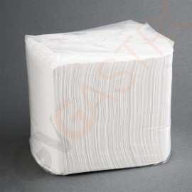 Fiesta Papierservietten weiß 30cm x250 250 Stück | 30 x 30cm | 2-lagig | Papier | weiß