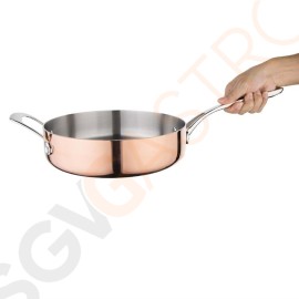 Vogue Tri-Wall Kupfer Sauteuse 24cm Abmessung: 24(Ø)cm. Material: Kupfer Triwall.