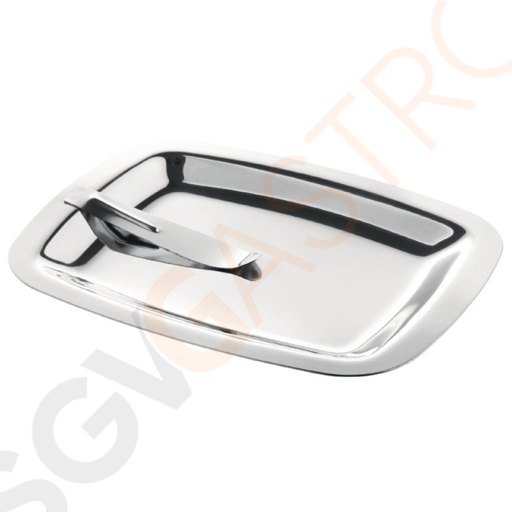 Olympia Rechnungstablett mit Klipp 15 x 12cm | Edelstahl Olympia Rechnungstablett mit Klipp 15 x 12cm | Edelstahl