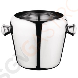 Olympia Minieiswürfeleimer Edelstahl 1L Kapazität: 1L | Edelstahl | 11,5(H) x 12,5(Ø)cm Olympia Minieiswürfeleimer Edelstahl 1L Kapazität: 1L | Edelstahl | 11,5(H) x 12,5(Ø)cm