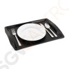 Kristallon Fast-Food-Tablett schwarz 42 x 30,5cm 42 x 30,5cm | Polypropylen