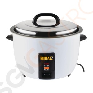 Buffalo Reiskocher 4,2L 1,55kW/230V | Kapazität: 10L gekochter Reis / 4,2L trockener Reis