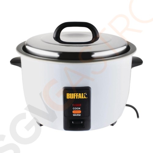 Buffalo Reiskocher 4,2L 1,55kW/230V | Kapazität: 10L gekochter Reis / 4,2L trockener Reis