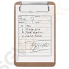 Olympia Klemmbrett für Rechnungen Passend zu Klemmbrettern CL174, CL175 und Holzständer CL176 | 15 x 9cm | Holz