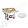 Olympia Milan Chafing-Dish GN1/2 | Inhalt: 37L | Edelstahl