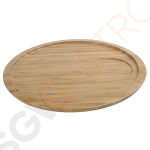 Olympia rundes Servierbrett Bambus 28cm 28(Ø)cm | Bambus