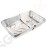 Rechteckige Aluminium Servierschalen GN 1/1 53(B) x 32(T)cm | 5 Stück pro Packung