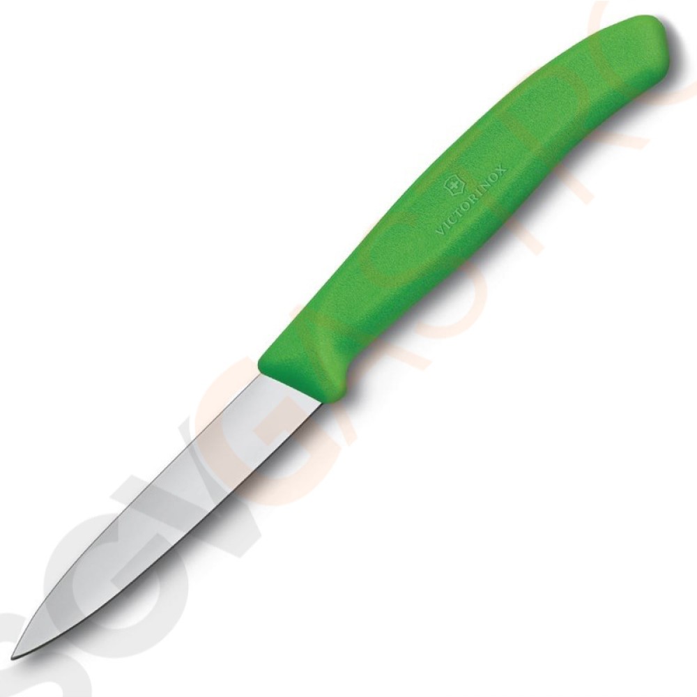 Victorinox Schälmesser grün 8cm Blattlänge: 8cm | eisgehärteter Edelstahl