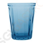 Olympia Cabot getafelte Tumbler blau 26cl 6 Stück | Kapazität: 26cl | Glas | blau