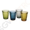 Olympia Cabot getafelte Tumbler grün 26cl 6 Stück | Kapazität: 26cl | Glas | grün