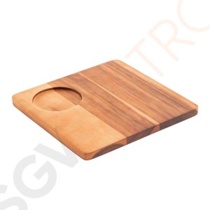 Olympia quadratische Servierplatten aus Akazienholz 20(B) x 20(T) | 6 Stück pro Packung