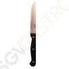 Olympia Steakmesser mit runder Spitze schwarz 21,5(L)cm | 12 Stück pro Packung