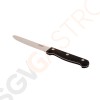 Olympia Steakmesser mit runder Spitze schwarz 21,5(L)cm | 12 Stück pro Packung