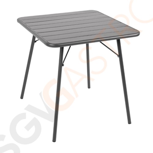 Bolero quadratischer Bistrotisch Stahl grau 70cm 71 x 70 x 70cm | Stahl | grau Bolero quadratischer Bistrotisch Stahl grau 70cm 71 x 70 x 70cm | Stahl | grau