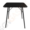 Bolero quadratischer Bistrotisch Stahl schwarz 70cm 71 x 70 x 70cm | Stahl | schwarz Bolero quadratischer Bistrotisch Stahl schwarz 70cm 71 x 70 x 70cm | Stahl | schwarz