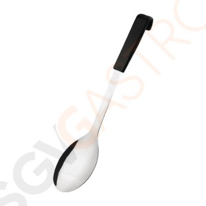 Vogue Servierlöffel mit schwarzem Handgriff 34cm Material: Edelstahl | Länge: 34cm
