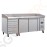 Polar Serie U 2-türiger Pizzakühltisch mit Marmorfläche und 7 Schubladen 428L 230V | Arbeitsfläche: 202,5 x 80cm | (Nutz)Kapazität: 428L/290L | 2 Türen | 7 Schubladen
