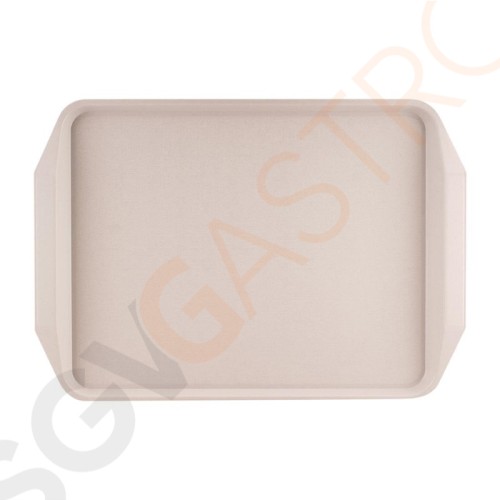 Roltex Serviertablett mit Griffen ecru 43,5 x 30,5cm 43,5 x 30,5cm | ABS | ecru