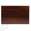 Bolero Rechteckige Tischplatte Dunkelbraun Stil: Dunkelbraun | Größe: 120(B) x 80(T)cm | Vorgebohrt