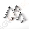 Schneider Ausstechformen Weihnachtsbäume glatt 3 Stück | Edelstahl